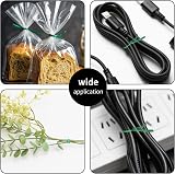 KINGLAKE 50m Garden Wire Ties Green Plant Ties with Cutter Soft Twist view 6