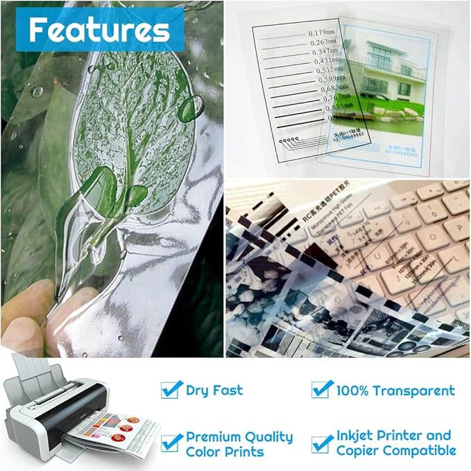 overhead projector sheets inkjet printer
