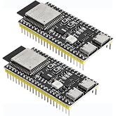 YEJMKJ 2 Pieces ESP32 S3 Development Board N8R8 ESP WROOM 32 S3 | Dev Board Internet of Things Type-C Core HAT ESP32-S3 Cores Microcontroller Processor WiFi + Bluetooth MCU module Dual Type-C
