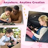ZMLM Scratch Art for Kids 2 Pack Large Rainbow Scratch Notebooks Pink view 4