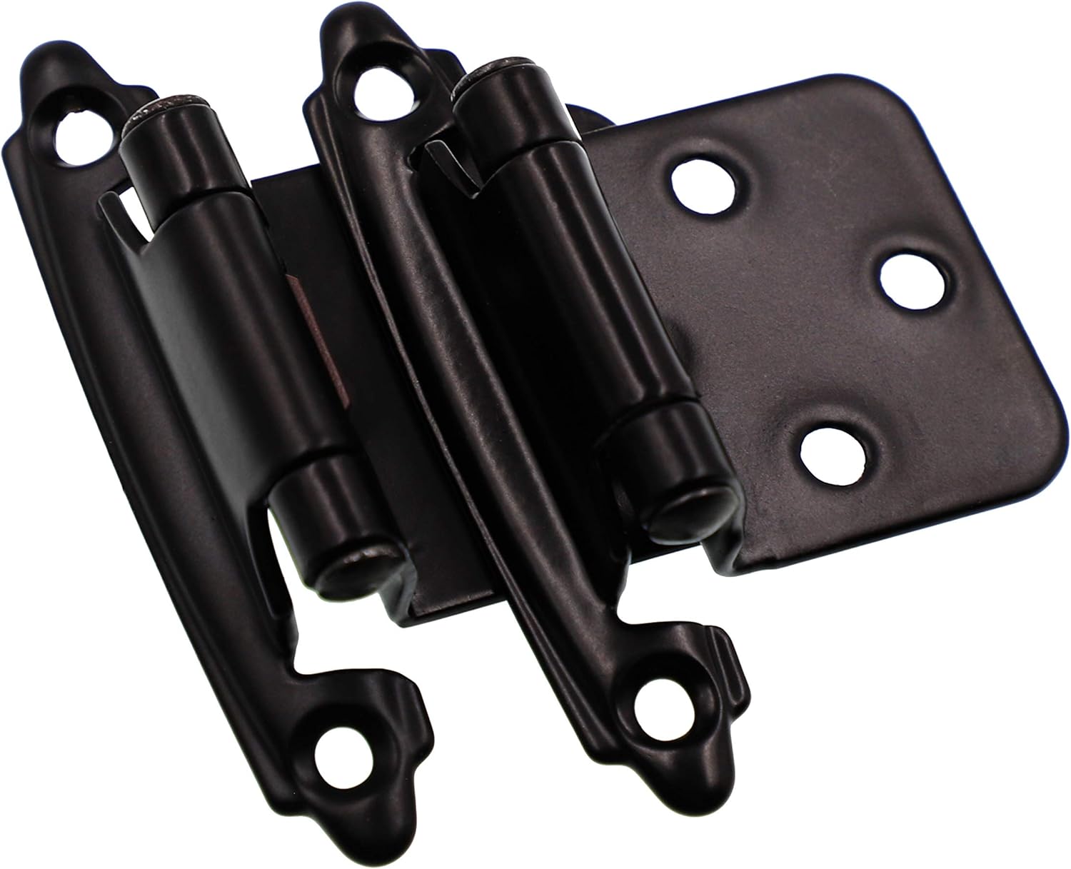 DecoBasics Variable Overlay Hinges, Black, 25 Pairs (Sets) Pack