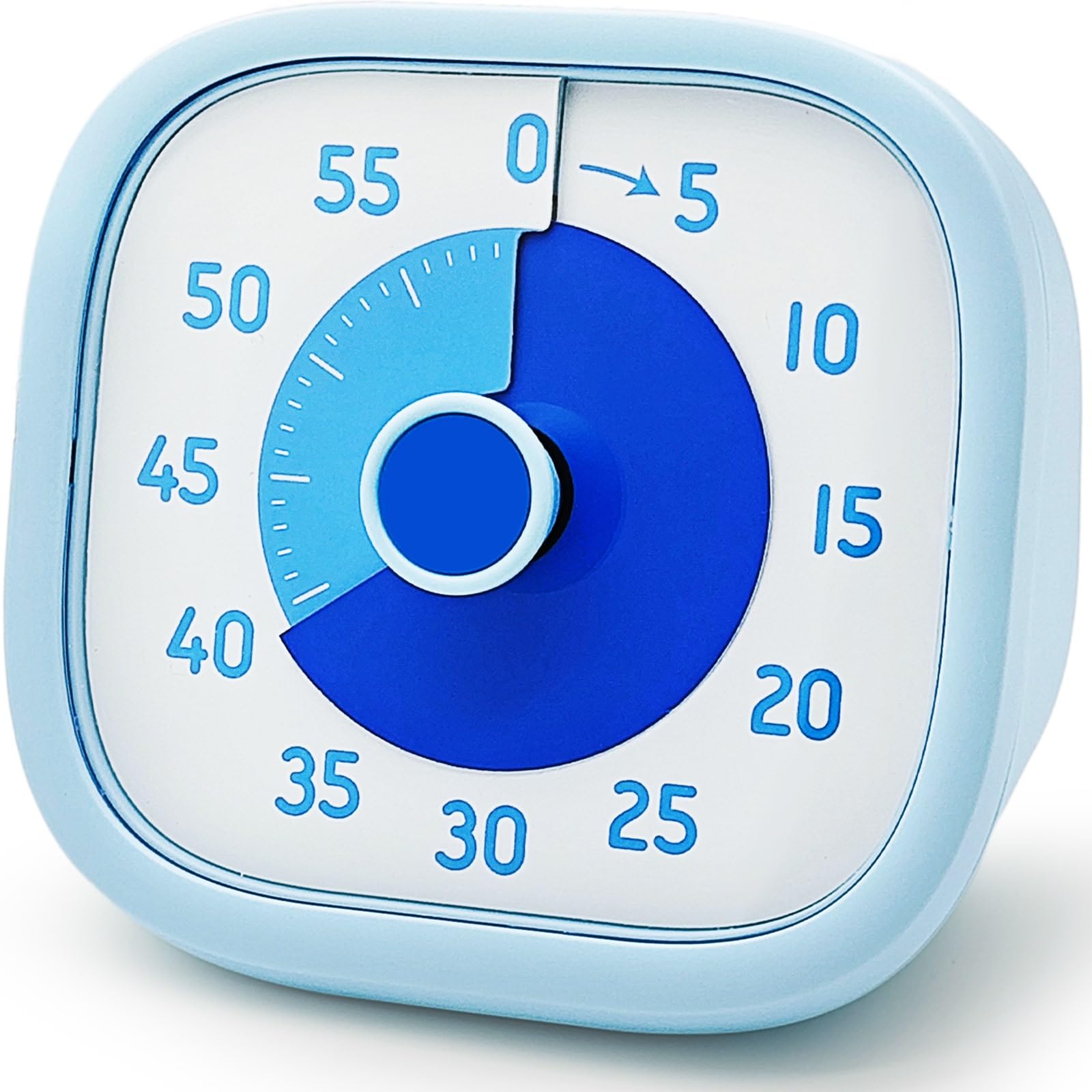 Photo 1 of Visual Timer for Kids, 60 Minute Countdown Timer with Silent Operation for Homeschool Supplies, Time Management Tool for Kids Desk, Homework, Study, Classroom, Kitchen