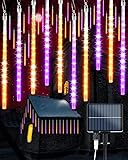 Solar Hlloween Lights 20 Tubes 480 LED Meteor