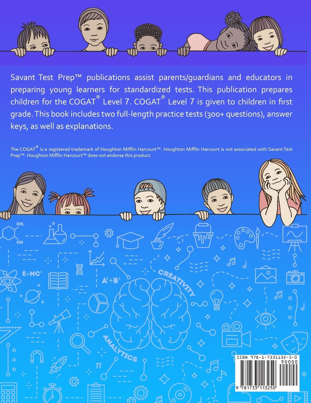 COGAT Grade 1 Test Prep: Gifted and Talented Test Preparation Book - Two Practice Tests for Children in First Grade (Level 7) COGAT Grade 1 Test Prep: Gifted and Talented Test Preparation Book - Two Practice Tests for Children in First Grade (Level 7) Paperback