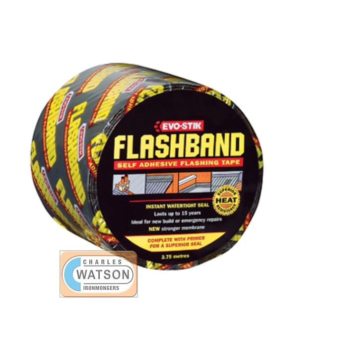 Flashband + Primer EvoStik Flashing Tape 100MM x 3.75M Amazon.co.uk DIY & Tools