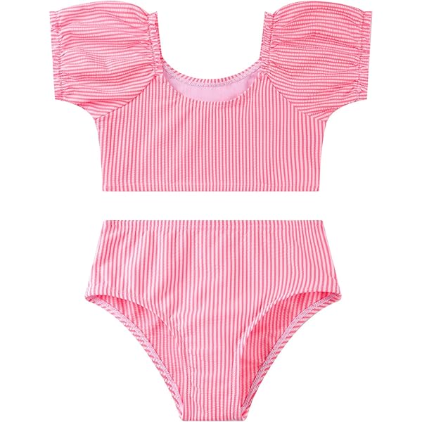 Amazon.com: Hurley Girl's Two-Piece Bikini Swim Set (Big Kids