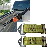 CargoBuckle F14087 E-Track Adapter Straps, 7 Inch, 2-Pack, for G2 Tie-Downs | E-Track Fittings Insert into Track for G2 Tie-Downs, 2,500 lb Break Strength, 833 lb Working Load, 7-Inch Length, 2 Included.