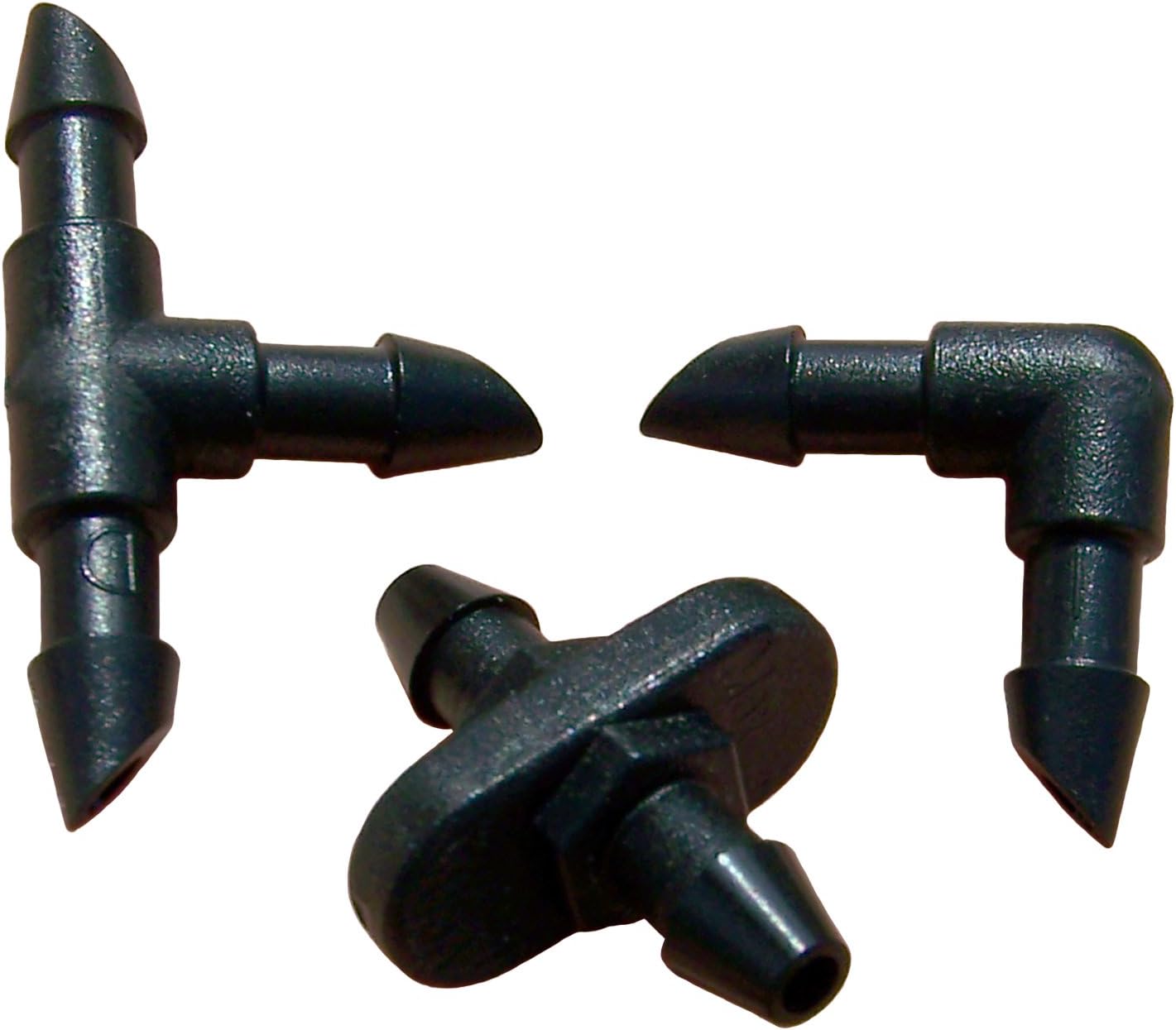 Mister Landscaper MLT-ATE 1/4" Drip Irrigation Tees/Elbows/Couplers Combo Pack (4 Quantity)