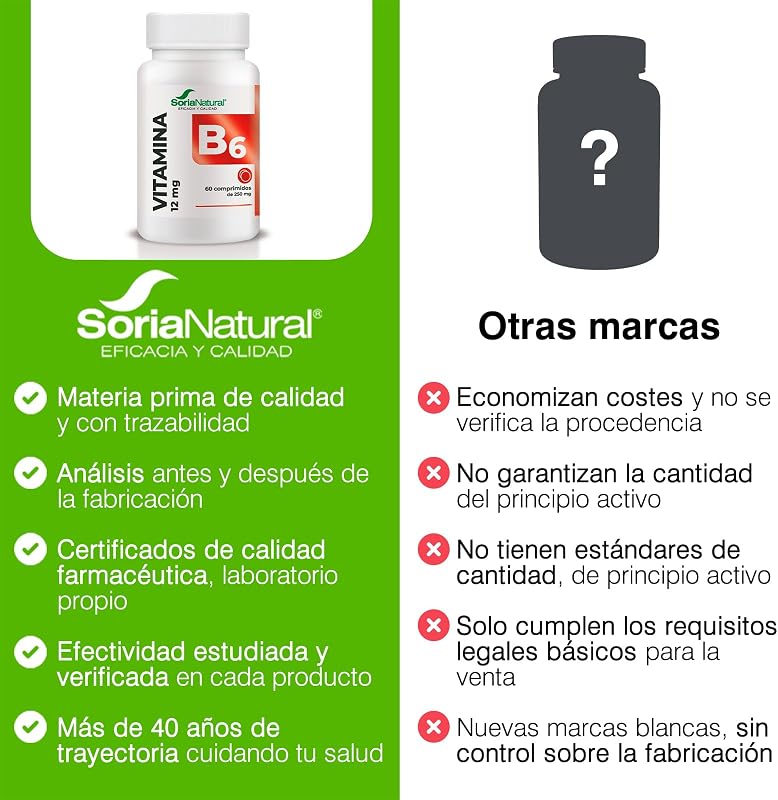 Vitamina B6 - Vegan - Ajuda a recuperar energia - Apoia a redução do cansaço e da fadiga - 60 comprimidos de libertação prolongada 250 mg - vitaminas Mulheres e Homens