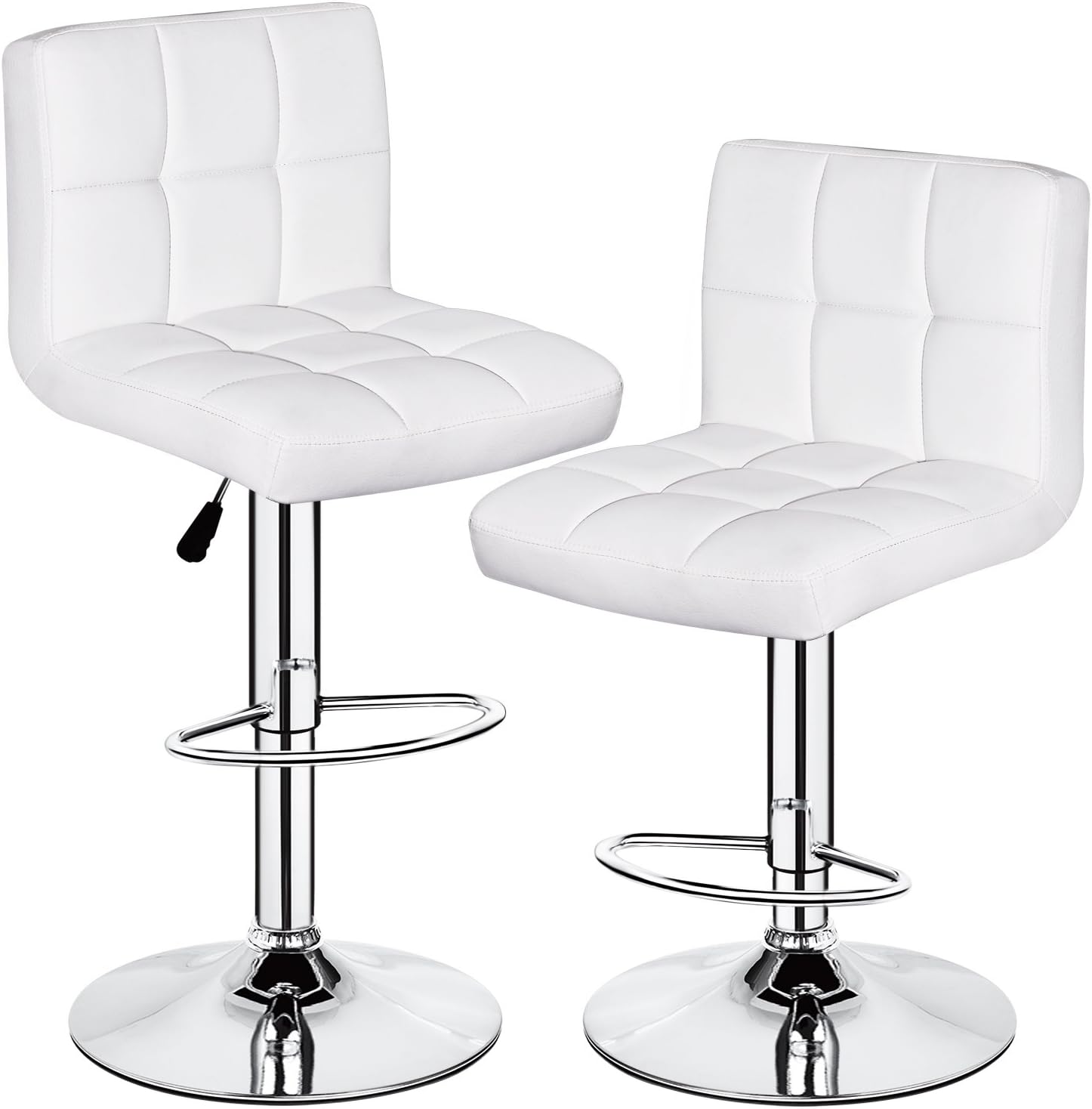 Best white leather kitchen swivel chairs
