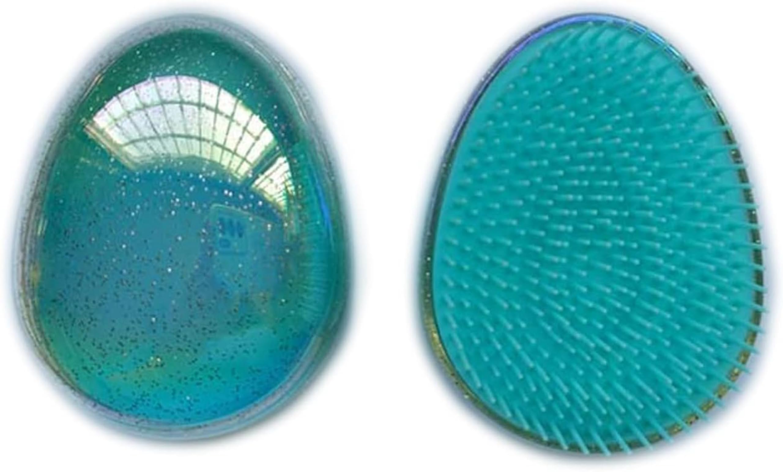 VinBee Wet Detangler Hair Brush, Detangling Hair Extension Brush for Hair Women, Girls and Kids childrens Mini Compact Hair Brush Comb（Starry Sky Green）