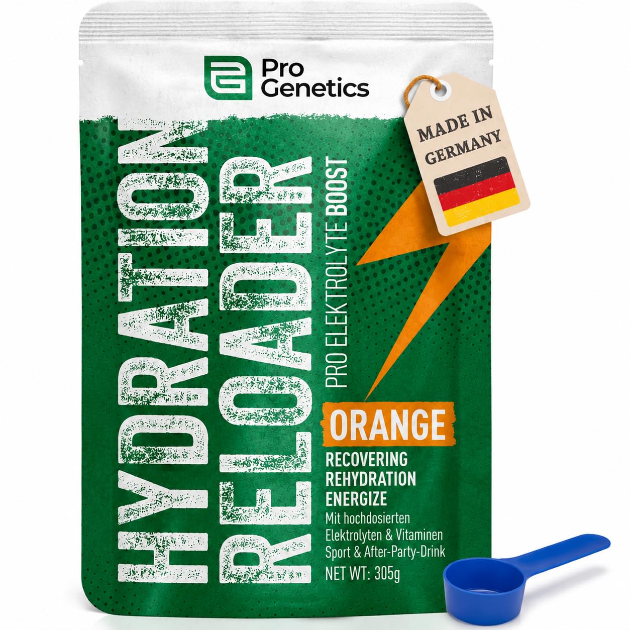 Elektrolyte Pulver OHNE Zucker-Frei von Süßstoffen & Farbstoffen | hoher Nährstoffanteil mit natürlichen Aromen |XXL Pack-isotonischer Sport und After-Party Drink gegen Kater und Hangover