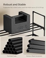 SONGMICS 2-Tier Shoe Rack Storage Organizer 30x116x34 cm Black LSA032B01 view 5