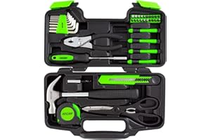 Arcan Tool Kit with Storage Case, 39-Piece Set, for Home, Office, Apartments, Dormitories (ATS39PC)