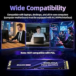 Ediloca EN600 PRO SSD 2TB PCIe 3.0 Gen 3x4, NVMe