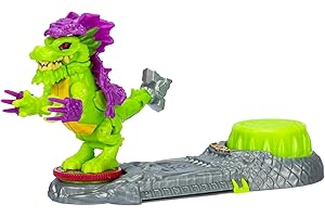 Legends of Akedo Ninja Bosses, Venom Claw, 3" Tall Battling Action Figure with 360˚ Tail Whip and Claw Attack Spin Action, Double Defense Armor That Pops Off When Struck, 4 Ninja Bosses to Collect