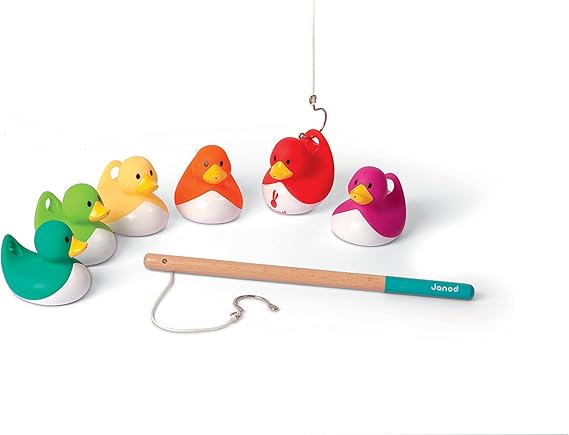 Amazon Jeu Peche A La Ligne Janod - J03246 - Pêche à la Ligne - Ducky: Amazon.fr: Jeux et Jouets