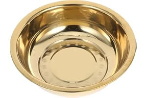 DIYEAH Large Thickened 38cm Stainless Steel Basin Multi-Function Foot Soaking Bath Bowl Vegetable Washing