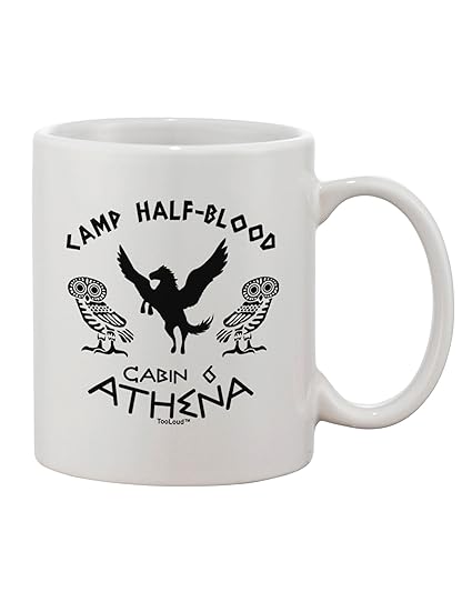 Amazon Com Tooloud Camp Half Blood Cabin 6 Athena Printed 11oz