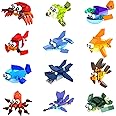 WinGift 12 In 1 Pre Filled Sea Creatures Building Block Set-12 Pcs Mini Building Blocks Toys, STEM Building Blocks Toys, Classroom Prize Toys, Party Favor for Kids,Birthday,Goodie Bags,Carnival Prizes