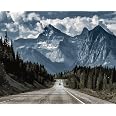 RAOHEVU Painting By Numbers Kit For Adults Beginner - \"Road To Mountains\" Painting By Numbers Kits (16\" X 20\") With Acrylic Paint And Paintbrushes Without Frame