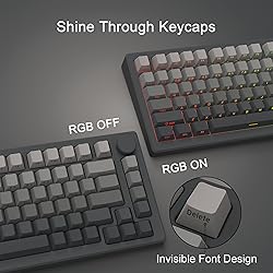 ONROCL Side Print Keycaps - PBT Keycaps,Double