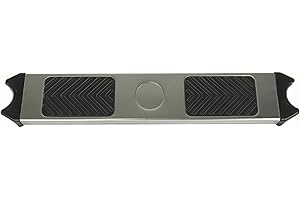 Aqua Select Replacement Stainless Steel Pool Ladder Step | Non-Slip Grip Pad | Single Step | Fits 1.90" OD Ladders for Above Ground or Inground Swimming Pools | 250 Pound Capacity