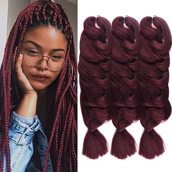 Amazon Com Fashion Lady Kanekalon Jumbo Braiding Hair Extension