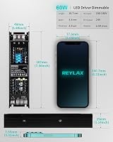 REYLAX 24V 60W Dimmable LED Driver 2.5A 240V to 24V Constant Voltage view 3