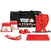 Andersen Hitches Single Axle Travel Trailer Kit Pro, Includes Rapid Jack, EZ Blocks, Tuff Chocks, Camper Leveler, Clean Step