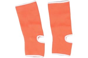 Muay Thai Ankle Wraps, Muay Thai Boxing Ankle Wraps For MMA Ankle Support Foot Sleeve For Men Women Sports (Orange M)
