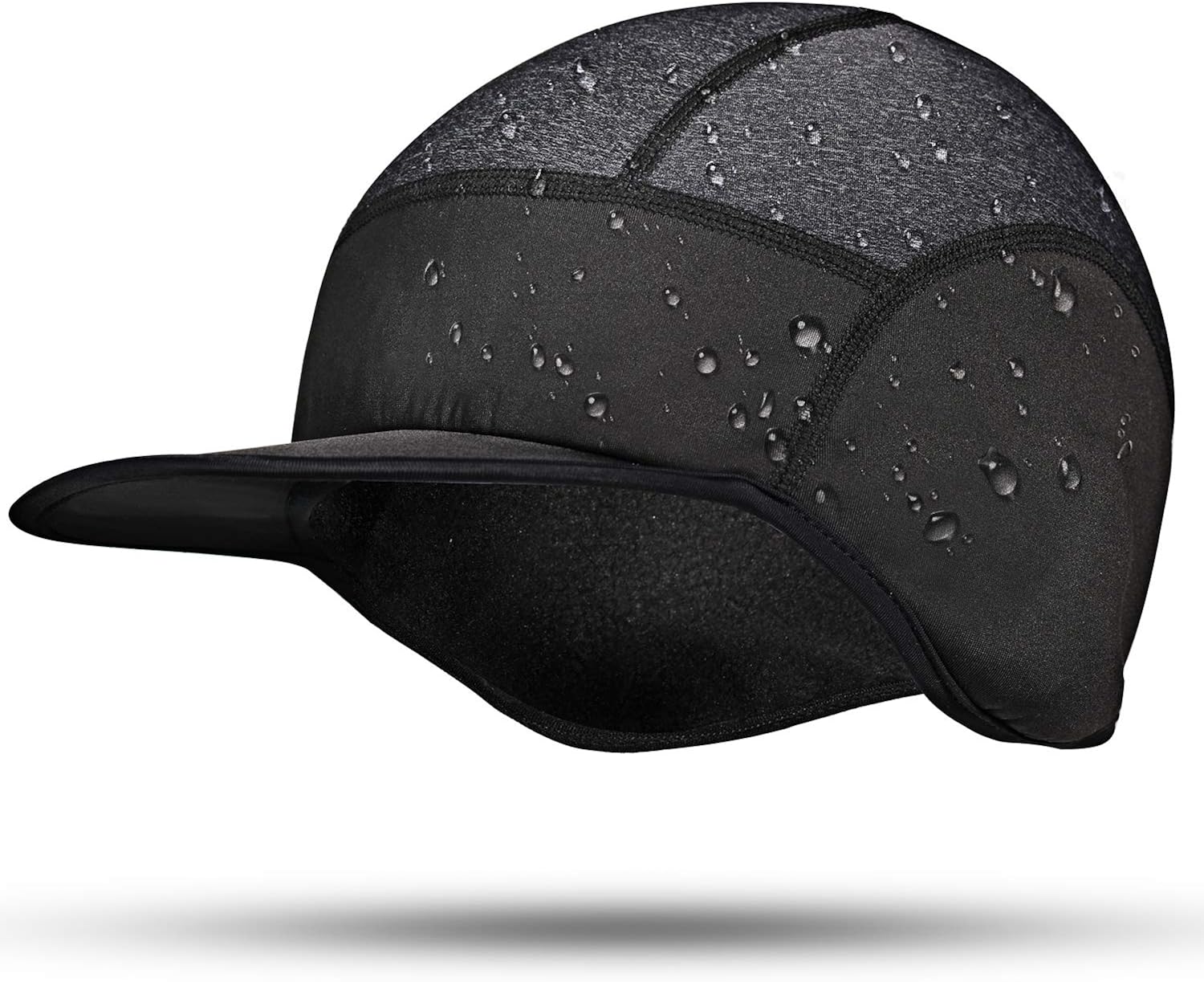 Baseball Cap Winter Warm Wool Fleece with Ear Flaps Windproof Waterproof Amazon.co.uk Clothing