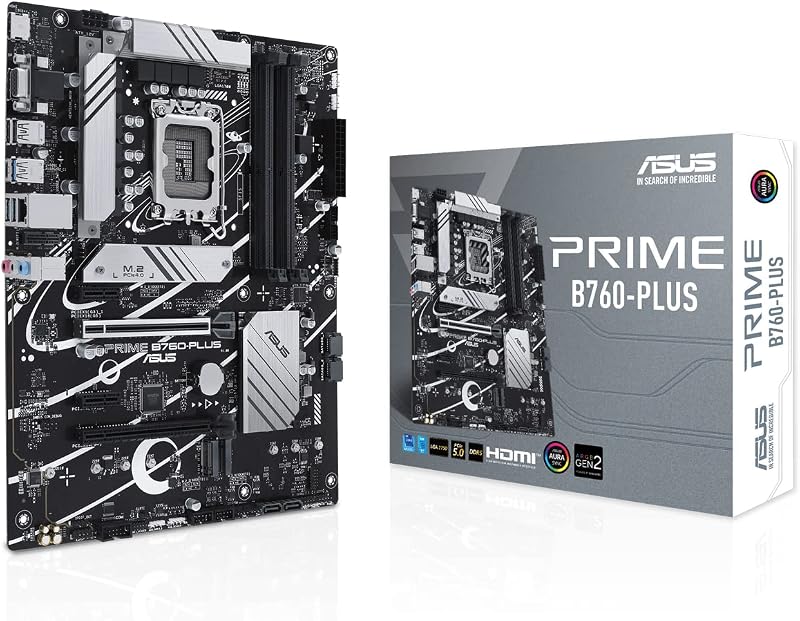 ASUS PRIME B760-PLUS Motherboard LGA 1700 B760 DDR5 ATX 13th 12th Gen Intel