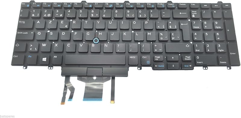 Dell 1MDFN German Non-Backlit Keyboard for Latitude E5550 7510 7520 - 6M