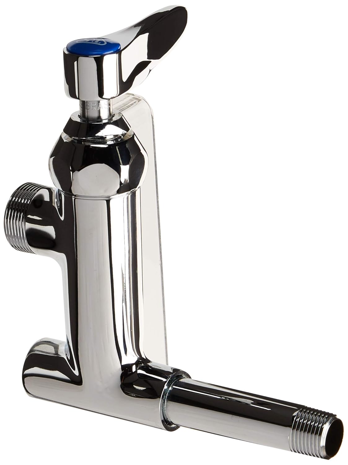 TS Brass B0155LN AddOn Faucet for PreRinse Units, Chrome, Touch On