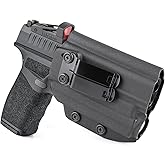 Hellcat Pro Holster with Light - IWB Kydex Holster for 9mm Springfield Hellcat Pro H11 with Olight Baldr S/Baldr Mini Laser Flashlight - Red Dot Optics Ready - Inside Waistband Concealed Carry