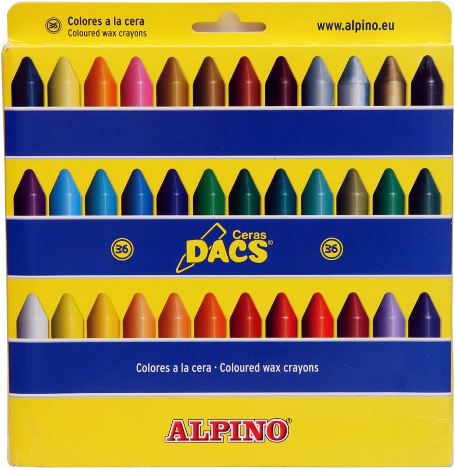 DACS DA050300 - Estuche con 36 ceras: Amazon.es: Oficina y papelería