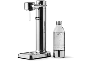 aarke - Carbonator III Premium Carbonator-Sparkling & Seltzer Water Maker-Soda Maker with PET Bottle (Stainless Steel)