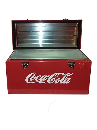 Retro de nevera portátil – Leon Montaña Rojo 25L como enfriamiento ...