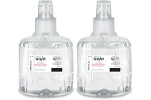 GOJO Clear & Mild Foam Handwash, EcoLogo Certified, 1200 mL Foam Hand Soap Refill LTX-12 Touch-Free Dispenser (Pack of 2) - 1911-02