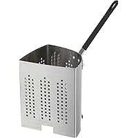 Winco APS-INS, Quarter-Size Stainless Steel Inset For 20-Quart Pasta Cooker, 0.7 mm Thick Pasta Strainer