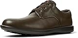 Camper Men's Atom Work Oxford Flat, Dark Brown