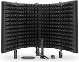 Aokeo Microphone Studio Isolation Screen High Density Foam for Blue Yeti