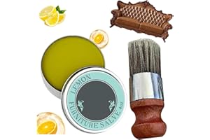 SOULRAZY Luxgrove Leather Salve, Luxgrove - Leather & Furniture Repair Salve, Luxgrove Leather Repair Salve, Shinerevive Furniture Salve, Leather & Furniture Repair Salve Applicator Brush (1 PC)