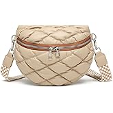 Eslcorri Crossbody Bags for Women - Fashion Sling Purse Shoulder Bag Fanny Pack Leather Causal Chest Bum Bag Cross Body Purse