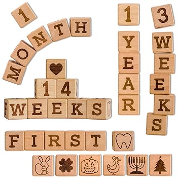 baby blocks milestone