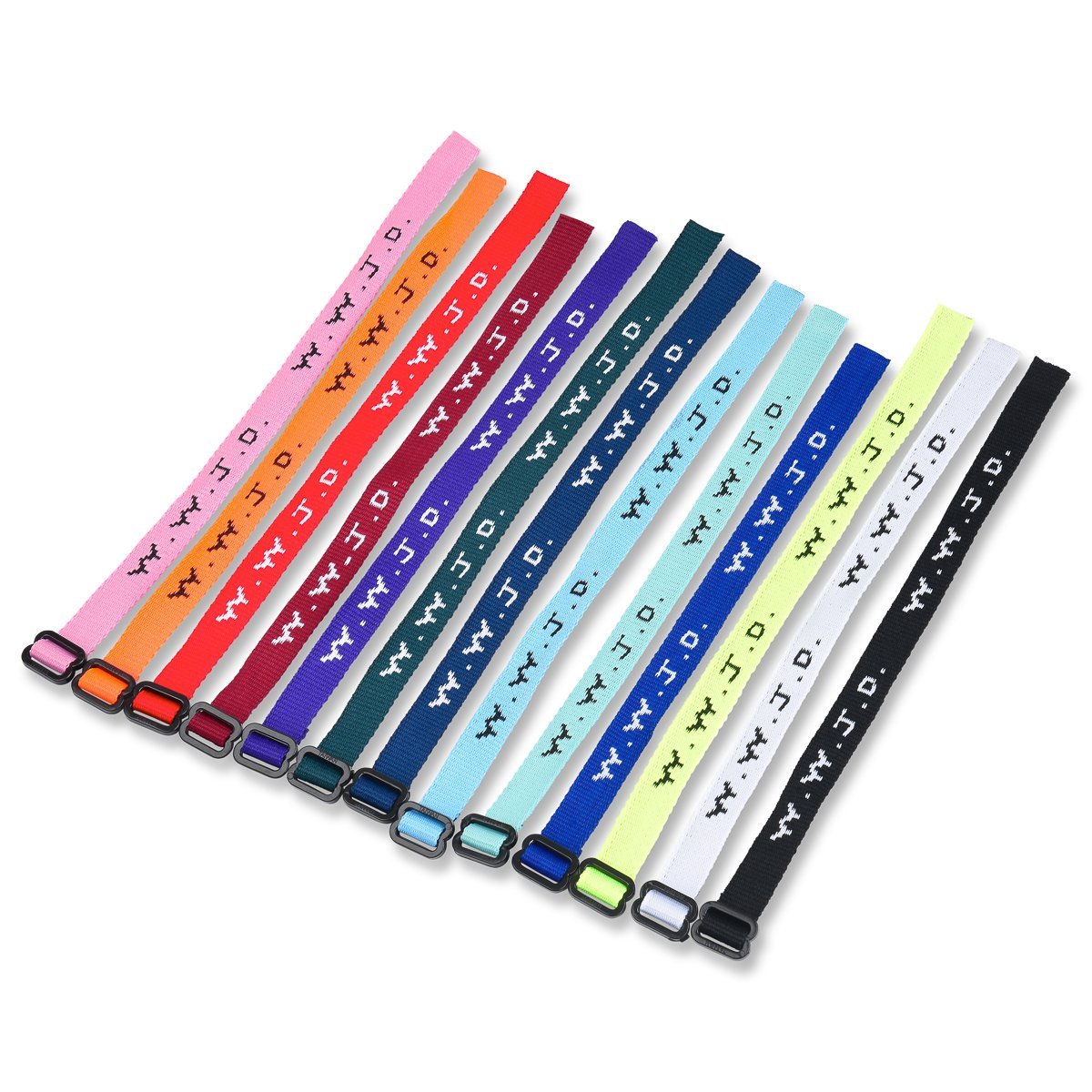 W.W.J.D. Bracelet Assortment (26 pc) 13 Colors Plus Bonus Friendship