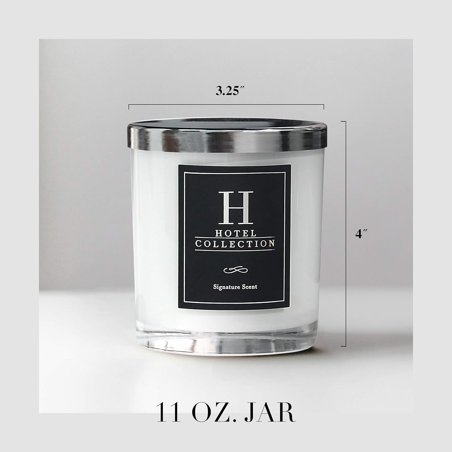 24K Magic Candle in a Jar, with Hints of Lemongrass and Magnolia, 70 Hour Burn Time, 11oz Black: Home Improvement