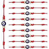 ZeriLion 9 pcs Handmade Red String Protection Bracelets - Adjustable Good Luck Amulet for Women, Men & Teens, Inspiring Gifts for Family & Friends