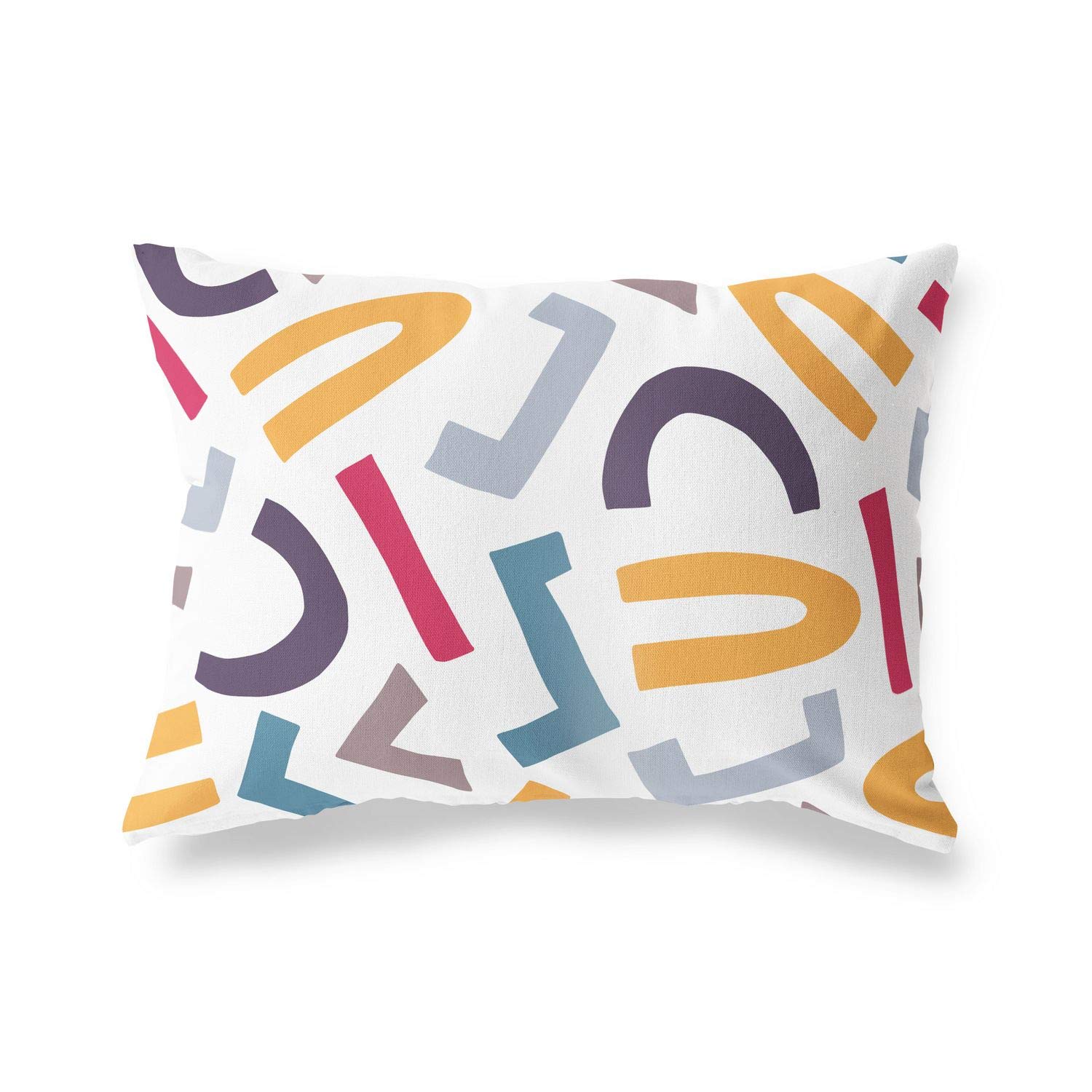 Bonamaison Decorative Cushion Cover Random Pattern, Throw Pillow Covers, Home Decorative Pillowcases for Livingroom, Sofa, Bedroom, Size:35x50 Cm - Designed and Manufactured in Turkey